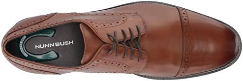 Nunn Bush Men's Norcross Cap Toe Oxford, Cognac, 12 | Image 4
