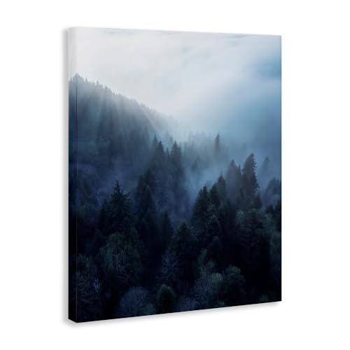 Daylight Pine Forest Landscape, 30 x 40 Inch Canvas Wall Art - image 2