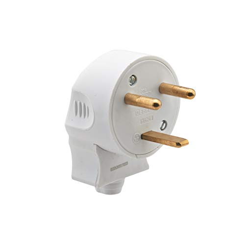 Debflex 713420 - Enchufe macho 2P + T lateral (20 A), color gris Cover