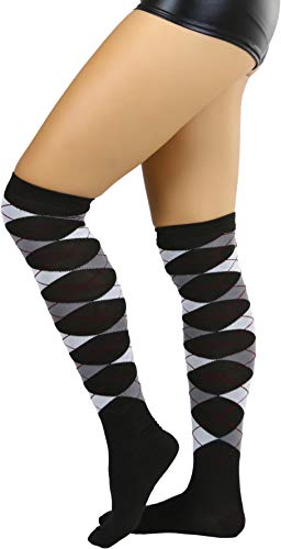 Image of ToBeInStyle Women's Acrylic Knee High Print Socks