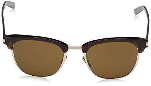 Saint Laurent SL 108 SLIM Sunglasses 004 Havana / Brown Lens 51 mm2