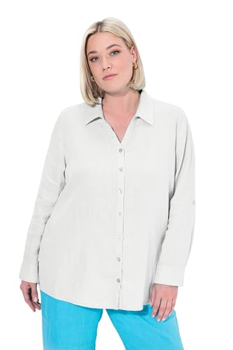 Blouse en lin Ulla Popken : chemisier thermorégulateur pour un confort absolu