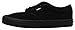 Vans Men's Atwood Sneaker, Canvas Black/Black, 13 M US