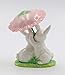Cosmos Gifts 20877 Porcelain Rabbit Couple Under The Umbrella Figurine, 4-1/4-Inch, Pink