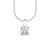 bicolor kette 585 Aus 925er Sterling Silber mit rosévergoldeter Fassung