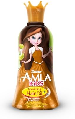 Dabur Amla Hair Oil for Kids, Olive & Almond Extracts - 200ml, 1-Pack