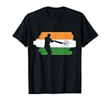 India Cricket National Fans Team Jersey Indian Flag T-Shirt