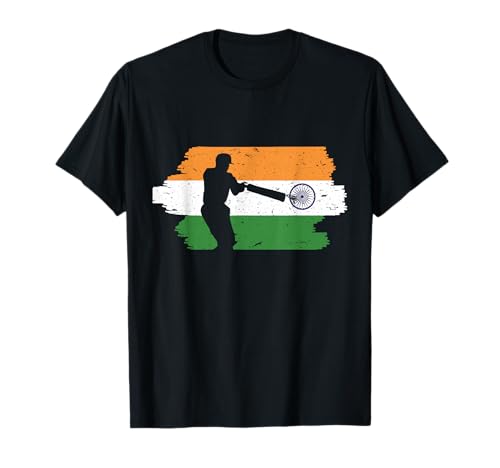 India Cricket National Fans Team Jersey Indian Flag T-Shirt