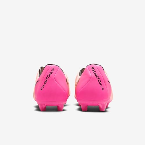 Nike Phantom GX 2 Academy AG Low-Top Soccer Cleats (FJ2552-800, Crimson Tint/Pink Blast/Black) 6