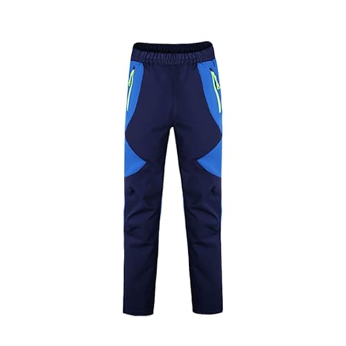 Pantalon de randonnée hiver garçon doublé polaire pour activités plein air
