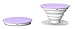 PopSockets: Expanding Phone Stand and Grip - Works with all Smartphones Including iPhone and Galaxy (Single PopSocket, Purple-White-White)