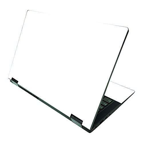 MightySkins Skin Compatible with Lenovo IdeaPad Flex 5 2-in-1 15" (2021) - Solid White | Protective, Durable, and Unique Vinyl Decal wrap Cover | Easy to Apply and Change Style | Made in The USA by MIGHTY SKINS - Used condition - US$5.45