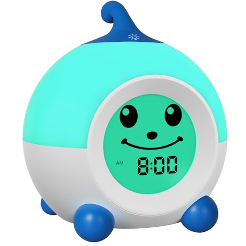 I·CODE Teach Me Time Kids Alarm Clock - Blue