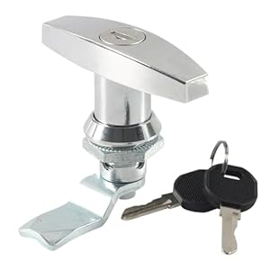 Generisch T-Griff Garagentürschloss mit 2 Schlüsseln