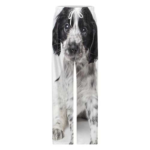 Bas de pyjama dalmatien confortable pour cocooning à la maison