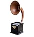 Copper Brass Gramophones Speaker for Smartphone Non-Electric Acoustic Studio Decorative Table Desk Decor