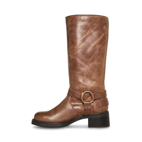 Steve Madden Steve Madden Women's Brocks Fashion Boot, Brown Distressed, 8.5