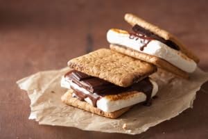 S'mores Kit | Individually packaged items | 48 items | Contains: Chocolates + Graham Crackers + Marshmallows | Great for gatherings, camping, fire pits, birthday parties, corporate outings (48-piece kit (12 S'mores))
