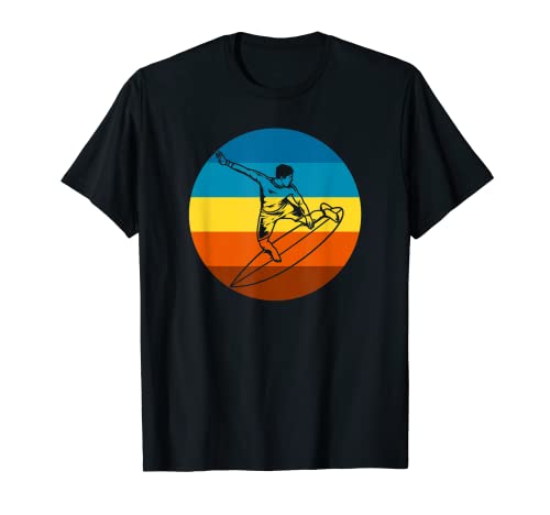 Surf Retro Sunset Surf - Surfers Camiseta