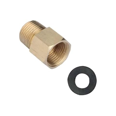 1/2" NPS thread to NPT tapered threads conversion interface set Cover
