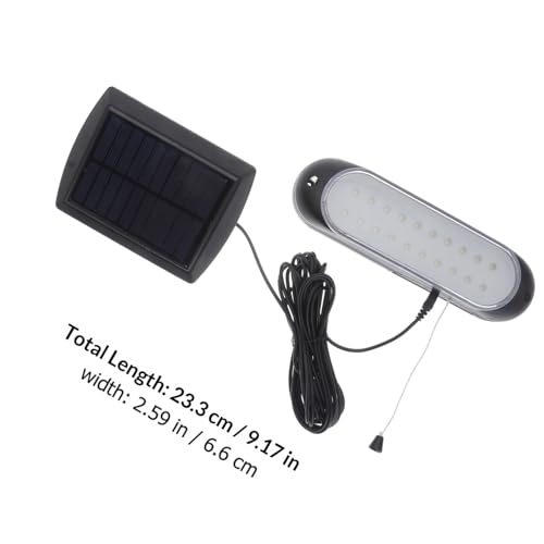 Lámpara solar de pared con cable retráctil Kisangel de 10W en ABS impermeable 2