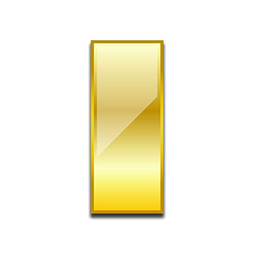 2nd Lieutenant Second LT O1 5-Inch Rank 2-Pack Premium Quality Vinyl Decal Stickers | Laminated with UV Protective Laminate | PD3085