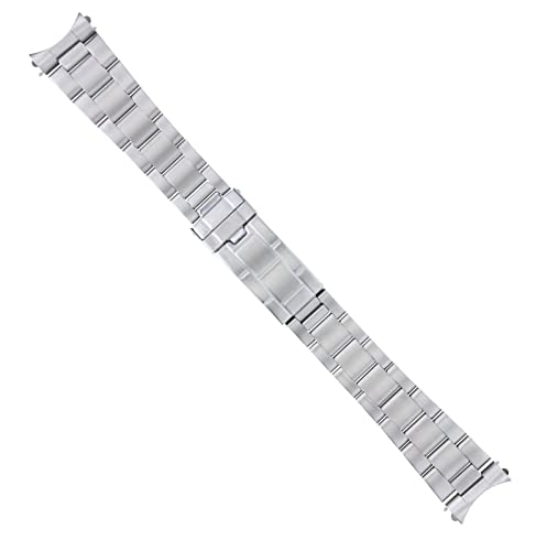 Ewatchparts 20MM OYSTER BRACELET WATCH BAND S/STEEL COMPATIBLE WITH ROLEX SUBMARINER 114060 FLIP LOCK