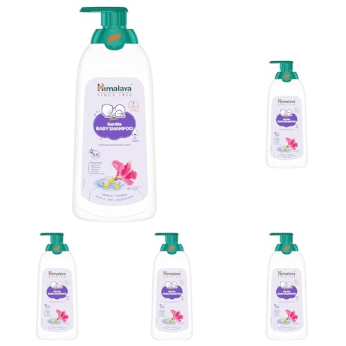 Image of Himalaya Gentle Baby Shampoo 600ml | No Tears formula | Cleanses, softens and nourishes baby's hair (Pack of 5)