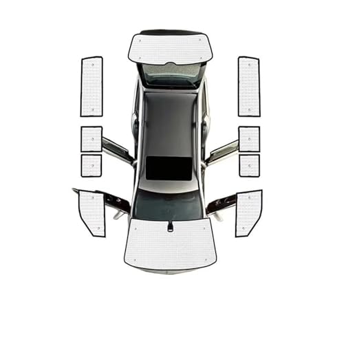 Pare-Soleil T5 LWB pour VW Transporter Caravelle Multivan 2003-2015