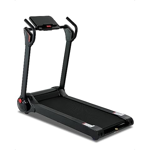 Treadmill, 4.0HP Folding Treadmill with LED Display 0.6-8.7MPH 400lb Capacity Treadmill Machine for Home Office-Black Cover