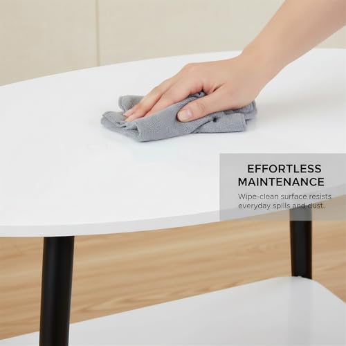 Table basse double plateau pour salon chaleureux et rangé - 5