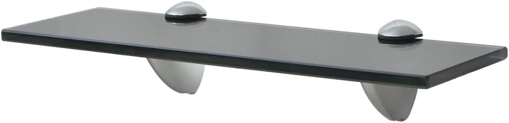 Floating Shelves Wall Mounted, Floating Shelves, for Living Room, Bedroom, Bathroom, Kitchen Decor Floating Shelf Glass 11.8"x3.9" 0.3"