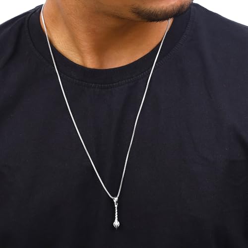 Image of GIVA 925 Hanuman Ghadha Pendant with Link Chain| Necklace to Gift Women & Girls | With Certificate of Authenticity and 925 Stamp | 6 Months Warranty*