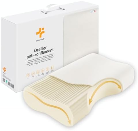 Inphysio® Oreiller Anti Ronflement, Oreiller Memoire Forme, Ergon...