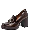 Tamaris Mocassins Femme Trotteur 1-24413-45, Marron Verni, 37 EU