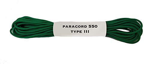 Image of 50ft 550 Cord Paracord Parachute Survival Cord (Dark Green)