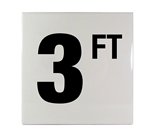 Inlays Ceramic Smooth 3 Ft Depth Marker 6