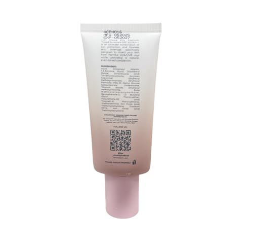 Her Choice PH Premium Tinted Sunshield SPF 50 PA+++ | Broad Spectrum UVA/UVB Protection (50g) image 4