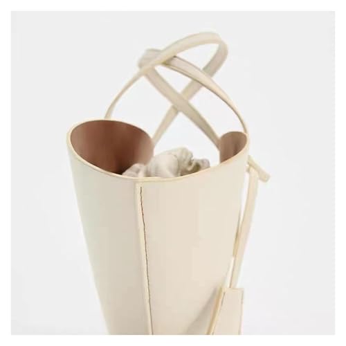 Ladies PU Leather Shoulder Bag Commuter Tote Bag With Detachable Shoulder Strap3