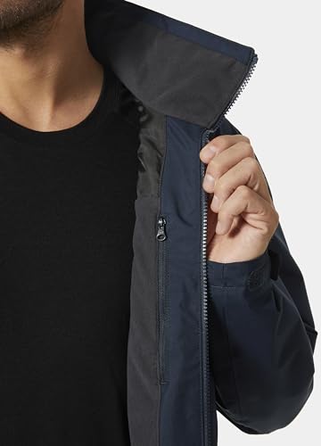 Miniatura 7 de Helly Hansen Hombres Chaqueta De Capa Intermedia Crew 2, Azul Marino, M