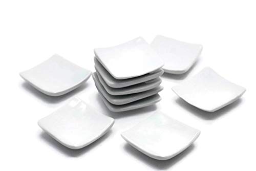 10 White Cearmic Plate Dish Bowl Dollhouse Miniatures Food Kitchen by 1 Shop for You No15