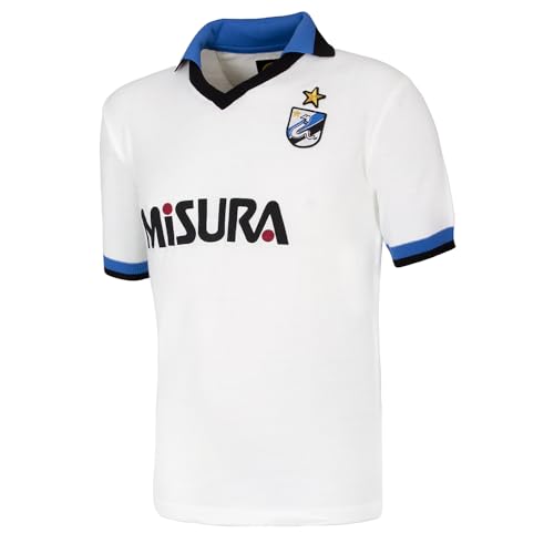 Inter 1986 Away Retro Football Shirt Unisex Adulto, White, L