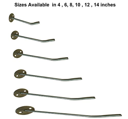 Q1 Beads 36 Pcs 12" Stainless Steel Wall Hooks - Image 7