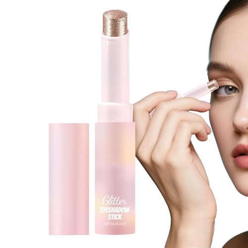 Lápiz de sombra de ojos brillante, lápiz iluminador de ojos, brillo - Cosméticos mezclables para pieles sensibles y secas