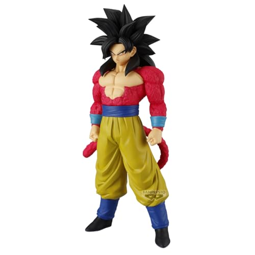 Banpresto Figura de ação Goku Super Saiyan 4 Dragon Ball GT - Solid Edge Works 21 cm - BP29903P multicolorido - Figura colecionável - Ideal para os fãs de anime