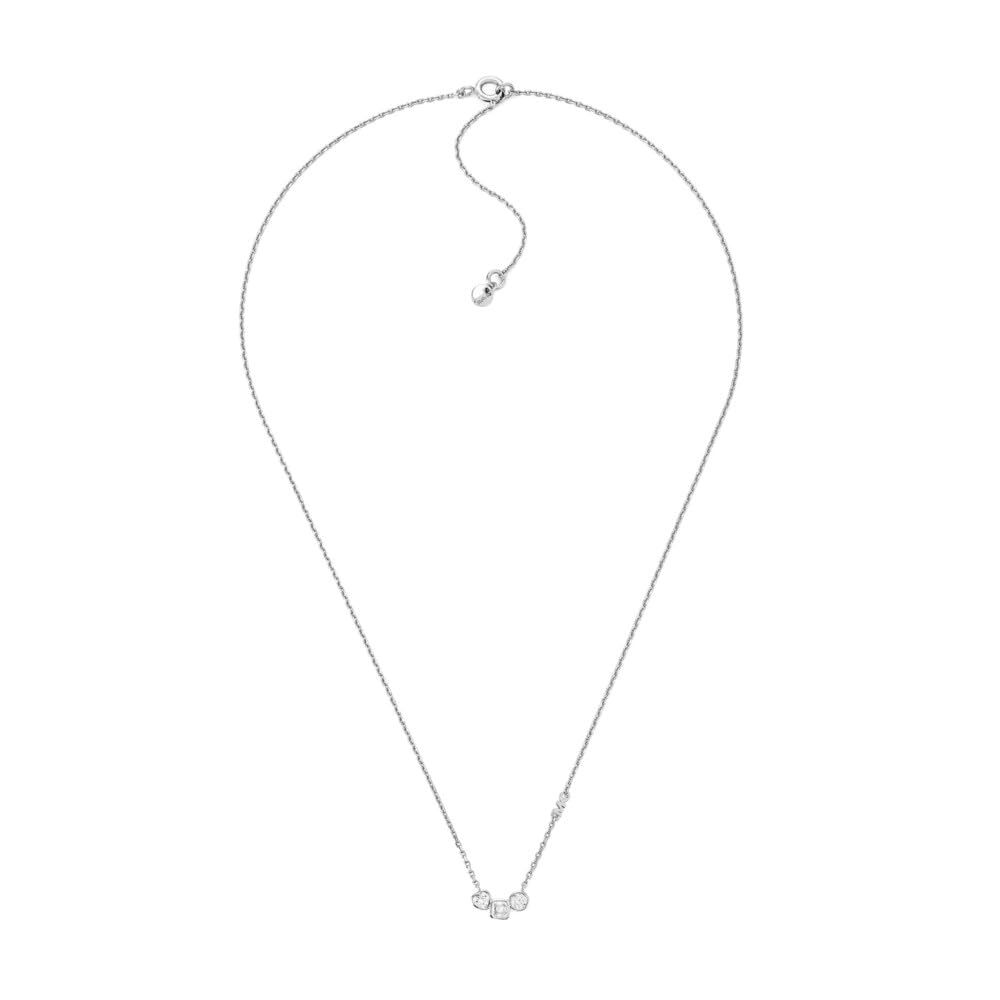 Michael Kors Premium Women's Sterling Silver Necklace and Earring, MKC1767SET