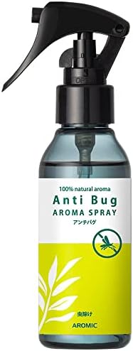 Amazon Aromic 虫除けスプレー 天然アロマ アンチバグ 100ml ディート無添加 ハーブ ユーカリ 全国164ヵ所の保育園で採用 Aromic スプレー
