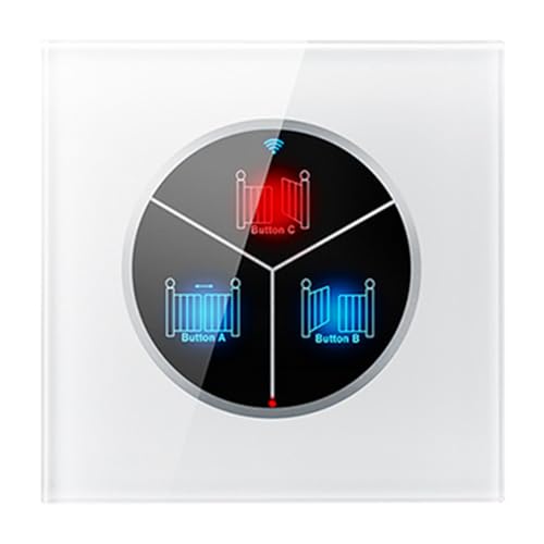 Vocdikficy Interruptor WiFi Inalámbrico para Abrir Puertas de Garaje, Control Remoto Universal por Teléfono Inteligente para Abrir Puertas Automáticas