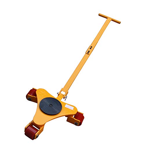 3T PU Cargo Trolley Carrello del carico Rulli