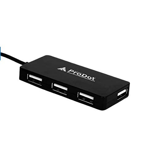 Playy Plus 4 Port USB Hub 2.0, High Speed Data Transfer, Make in India Product